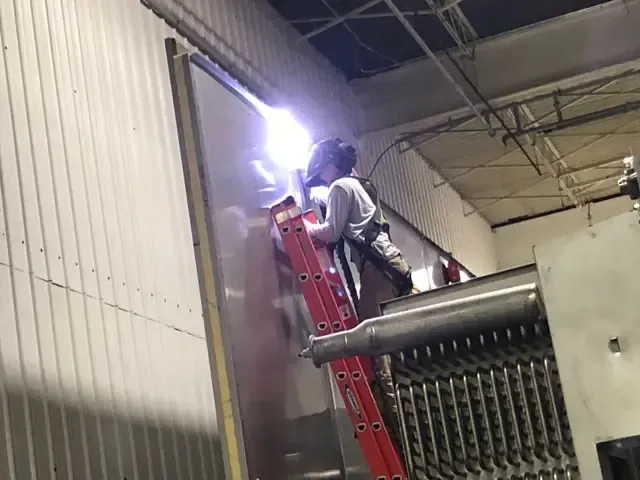 Industrial freezer repair